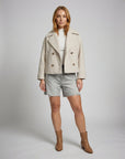 Helvano | Kurze Zweireiher-Jacke für Damen