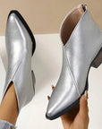 Helvano | Damen Leder-Stiefeletten mit Plateauabsatz