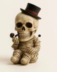 Helvano | Halloween Totenkopf-Deko-Set aus Resin