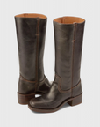 Helvano | Kniehohe Stiefel mit Absatz für Damen