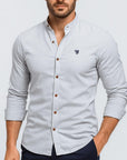 Helvano | Slim-Fit Herrenhemd mit langen Ärmeln