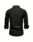 Helvano | Slim-Fit Herrenhemd mit langen Ärmeln