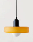 Helvano | Bauhaus Pendelleuchte aus farbigem Glas