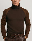 Helvano | Herren Rollkragenpullover aus Feinstrick