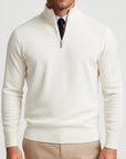 Helvano | Herren-Zip-Pullover aus Wollmischung