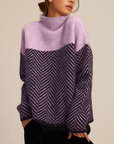 Helvano | Damen Strick-Rollkragenpullover