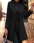 Helvano | Eleganter langer Mantel für Damen