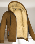 Helvano | Herren Winterjacke mit Kapuze und Fleece