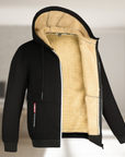 Helvano | Herren Winterjacke mit Kapuze und Fleece
