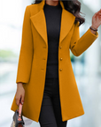 Helvano | Eleganter langer Mantel für Damen