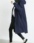 Helvano | Trenchcoat mit Kapuze für Damen