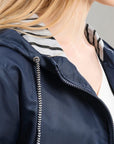 Helvano | Lange Regenjacke für Damen