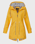 Helvano | Lange Regenjacke für Damen