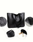 Helvano | Elegante Leder-Schultertasche im Retro-Look