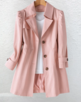 Helvano | Eleganter langer Mantel für Damen