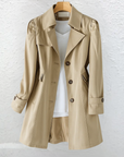 Helvano | Eleganter langer Mantel für Damen