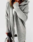 Helvano | Oversized Strickjacke für Damen