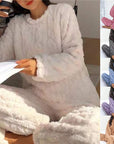 Helvano | Kuscheliges Fleece-Pyjama-Set für Damen
