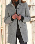Helvano | Damen Mantel aus Wollmischung