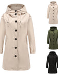 Helvano | Langer Trenchcoat für Damen