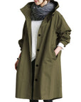 Helvano | Langer Trenchcoat für Damen