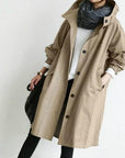 Helvano | Langer Trenchcoat für Damen