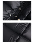 Helvano | Warme Daunen-Winterjacke für Damen in Schwarz
