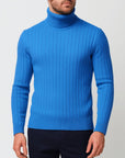 Helvano | Schmaler Merinowoll-Rollkragenpullover für Herren