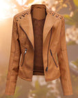 Helvano | Damen Jacke in Lederoptik