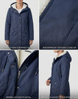 Helvano | Fleece-gefütterte Winterparka für Damen