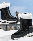 Helvano | Gefütterte Schnürstiefel mit Reissverschluss für Damen
