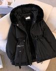 Helvano | Winterjacke mit Fellkapuze für Damen