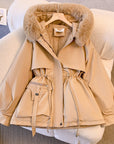 Helvano | Winterjacke mit Fellkapuze für Damen