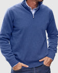 Helvano | Herren Troyer-Pullover mit Zip