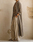 Helvano | Dreiteiliges Leinenset für Damen