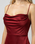 Helvano | Elegantes Seiden-Maxikleid für Damen