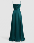 Helvano | Elegantes Seiden-Maxikleid für Damen