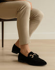 Helvano | Wildleder-Loafer für Damen mit Trensen-Detail