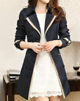 Helvano | Langer Trenchcoat für Damen