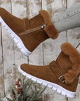 Helvano | Damen Winterstiefel mit Plüschbesatz