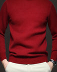 Helvano | Strickpullover mit Stehkragen für Herren