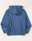 Helvano | Cordjacke mit Kapuze und Kordelzug für Damen