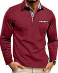 Helvano | Herren-Poloshirt mit langen Ärmeln