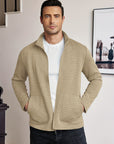 Helvano | Strukturierte Herrenjacke mit Reissverschluss