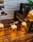 Helvano | LED Bierkrug Lichterkette 2er-Set
