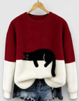Helvano | Damen-Pullover mit Animal-Print