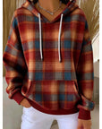 Helvano | Karierter Kapuzenpullover für Damen