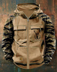 Helvano | Zip-Hoodie mit Multi-Taschen für Herren