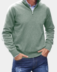 Helvano | Herren Troyer-Pullover mit Zip