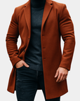 Helvano | Herren-Trenchcoat aus Wollmischung